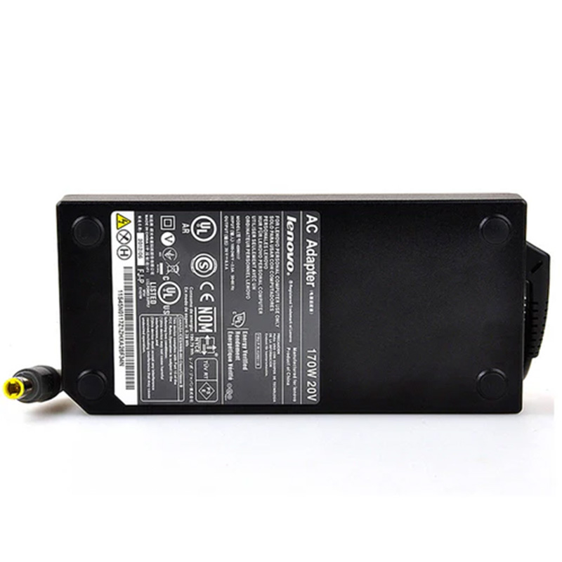 Original Lenovo ThinkPad 20V 8.5A 170W Laptop AC Adapter 45N0117 for W520 W530 , 7.9*5.5mm with buckle